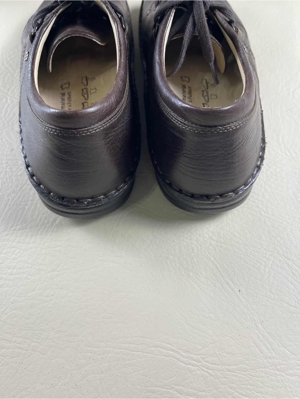 Finn Comfort Dark Brown Leather Lace-Up Oxford Sz 43 NWOT - Picture 11 of 11